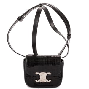 Celine Mini Claude Mini en  negro Cuero de ternero
