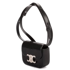 Celine Mini Claude Mini en  negro Cuero de ternero