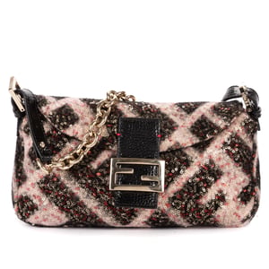 Fendi Mama Forever  en  negro Lienzo