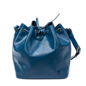 Louis Vuitton Noe PM en  azul Cuero de ternero