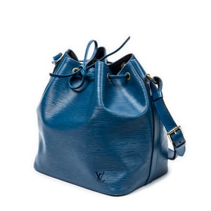 Louis Vuitton Noe PM en  azul Cuero de ternero