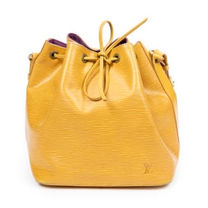 Louis Vuitton Noe PM en  amarillo Cuero de ternero