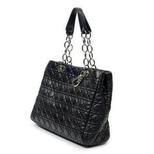 Dior Soft Shopping Tote  en  negro Cuero de ternero