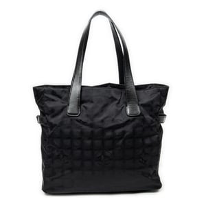 Chanel Large New Travel Line Tote  en  negro Lienzo