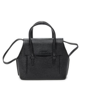 Loewe Vintage Top Handle Flap Tote  en  negro Cuero de ternero