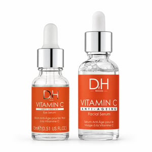 Dr H Dúo de sérum iluminador con vitamina C antiedad