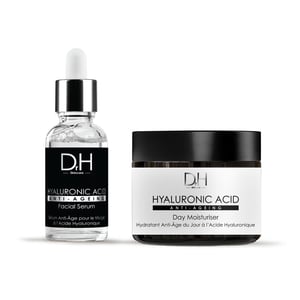 Dr H Sérum facial antiedad con ácido hialurónico + crema hidratante de día
