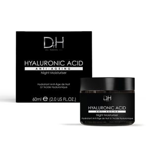 Dr H Sérum facial antiedad con ácido hialurónico 30 ml + Crema hidratante nocturna con ácido hialurónico 60 ml