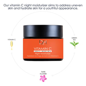 Dr H Dúo reparador nocturno iluminador con vitamina C