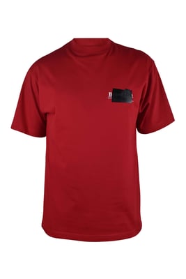 Balenciaga Camiseta de corte holgado Rojo