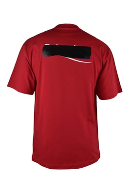 Balenciaga Camiseta de corte holgado Rojo