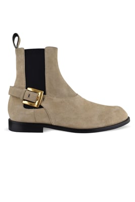 Balmain Balmain Botas Chelsea Anthem Beige