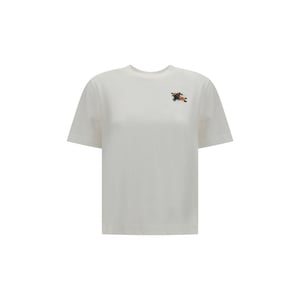 Camiseta de Algodón Blanca Burberry