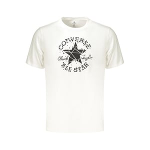 Camiseta de Algodón Blanca para Hombre de Converse