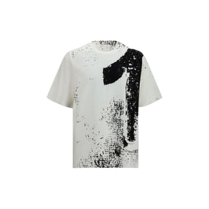 Camiseta de algodón blanca Maison Margiela