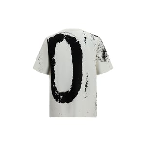 Camiseta de algodón blanca Maison Margiela