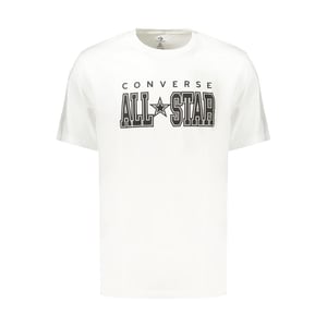 Converse Camiseta de Algodón Blanca para Hombre