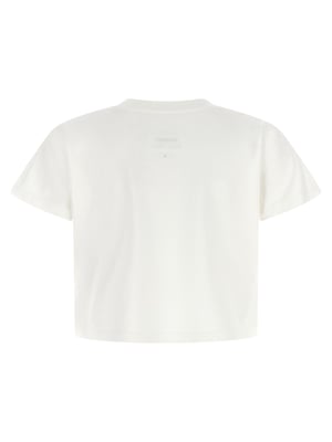 Camiseta de algodón blanca MM6 Maison Margiela