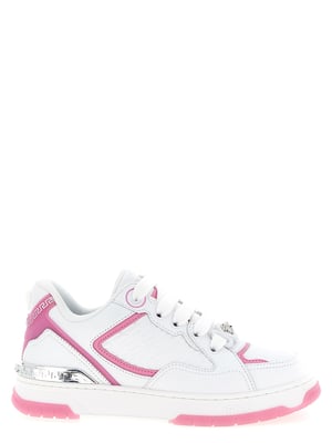 Zapatillas deportivas de piel de ternera multicolor de Versace