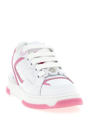 Zapatillas deportivas de piel de ternera multicolor de Versace