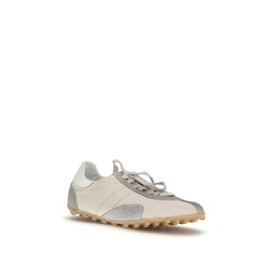 Zapatillas deportivas de piel de cabra beige Maison Margiela