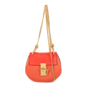Chloé Nano Drew Nano en  rojo Cuero de ternero