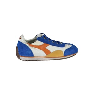 Zapatilla de mujer Diadora Blu de cuero