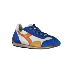 Zapatilla de mujer Diadora Blu de cuero
