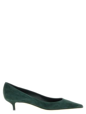 Zapatos de tacón medio bicolor de cuero Jimmy Choo