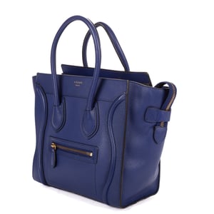Celine Micro Luggage  en  Marina Cuero de ternero