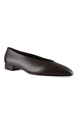 Loro Piana Bailarinas Rebecca Marrón