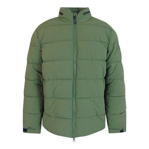 Chaqueta Acolchada De Cuello Alto Aquascutum Active Sp, Color Verde Militar