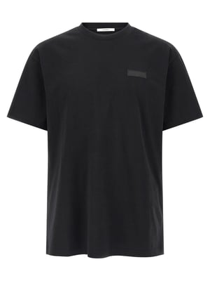 Camiseta de Algodón Negra Givenchy