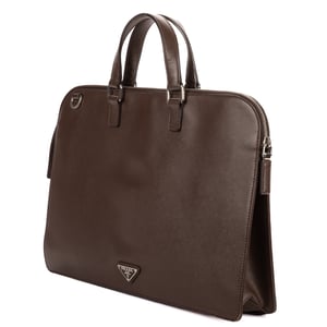 Prada Briefcase  en  Brown Cuero de ternero