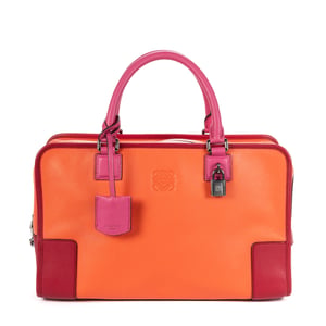 Loewe Amazona 36 en  naranja Cuero de ternero
