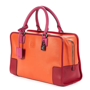 Loewe Amazona 36 en  naranja Cuero de ternero