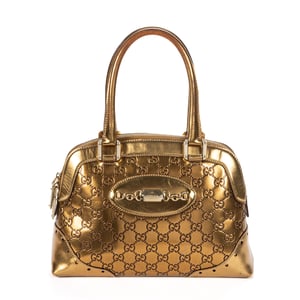 Gucci Horsebit  en  oro Cuero de ternero