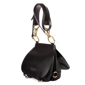 Burberry Bridle Lynher Bag  en  negro Cuero de ternero