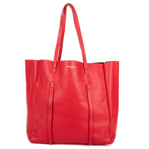 Balenciaga Tote Bag  en  rojo Cuero de ternero