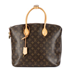 Louis Vuitton Lockit Vertical MM en  Brown Lienzo recubierto