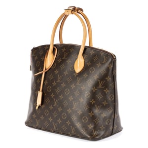 Louis Vuitton Lockit Vertical MM en  Brown Lienzo recubierto