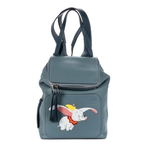 Loewe Dumbo Backpack  en  azul claro Cuero de ternero