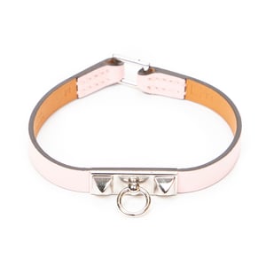 Hermès Mini Rivale Bracelet  en  rosa Cuero de ternero