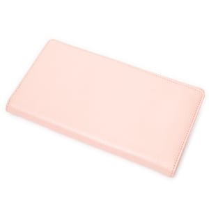 Chanel CC Button Long Bifold Wallet  en  rosa Cuero de ternero