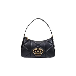 Bolso de mano negro de polietileno Love Moschino