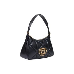 Bolso de mano negro de polietileno Love Moschino