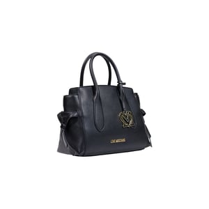 Bolso de mano negro de polietileno Love Moschino