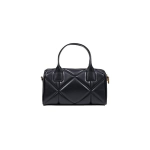 Bolso de mano negro de polietileno Love Moschino
