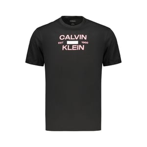 Camiseta de algodón negra para hombre de Calvin Klein