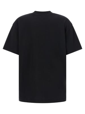 Camiseta de algodón negra Off-White